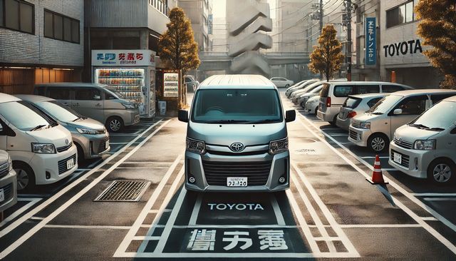 ハイエースで1インチのローダウンの見た目