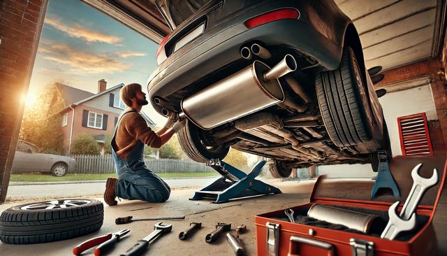 マフラーに認証プレートが無いと車検に通らない？