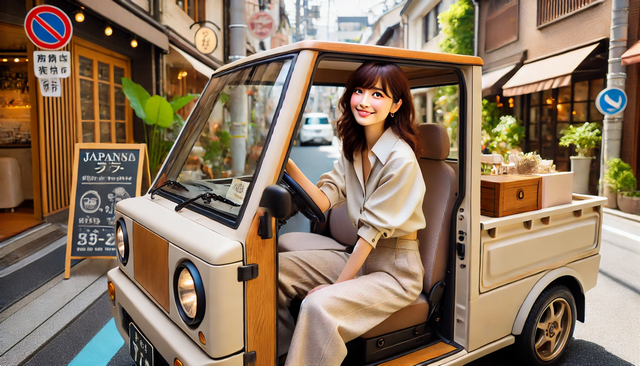 軽トラ丸目ヘッドライトで可愛さUP