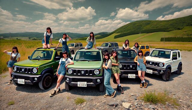 ファッションと車コーデ