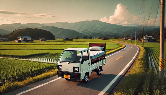 シングルベッドを軽トラでの安全な運搬方法