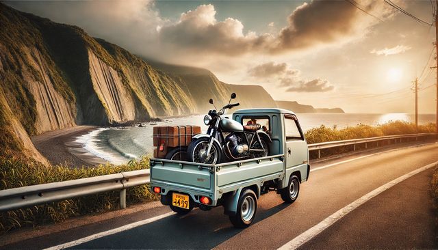 大型バイクを積む際の注意点