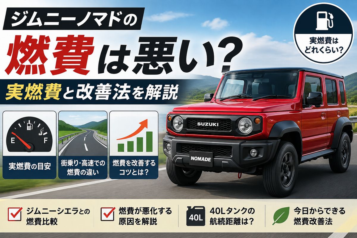 ジムニーノマドの燃費は悪い？