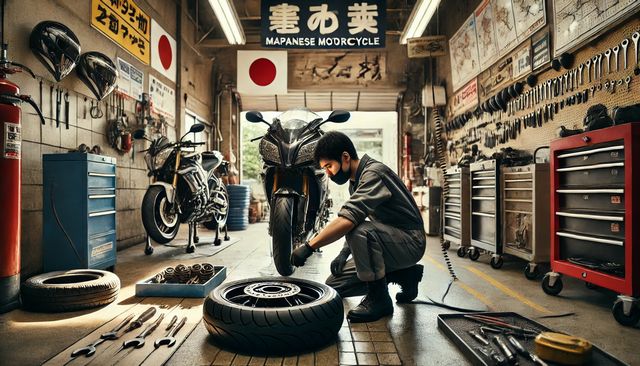 バイクの車検でタイヤの溝の基準と注意点