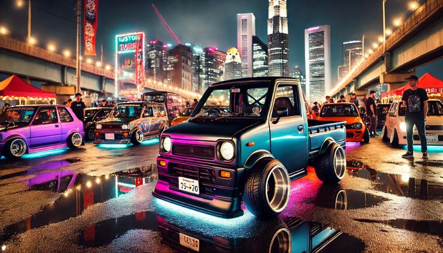 軽トラのタイヤは何インチまで入りますか