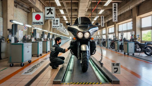 1000ccバイクで車検費用