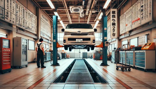 ハイエースでガッツミラーの車検